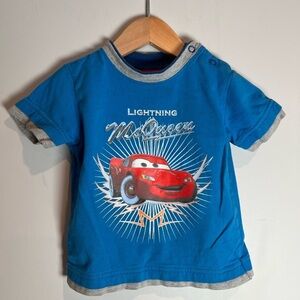 Disney Cars Lightning McQueen Blue T-Shirt 18M Baby Boy